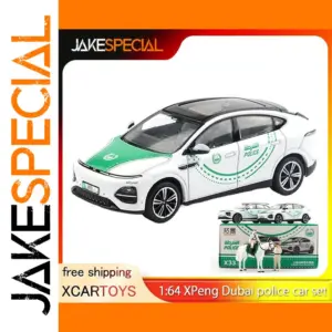 Dubai Police XPeng G9 P7 Diecast Model Set