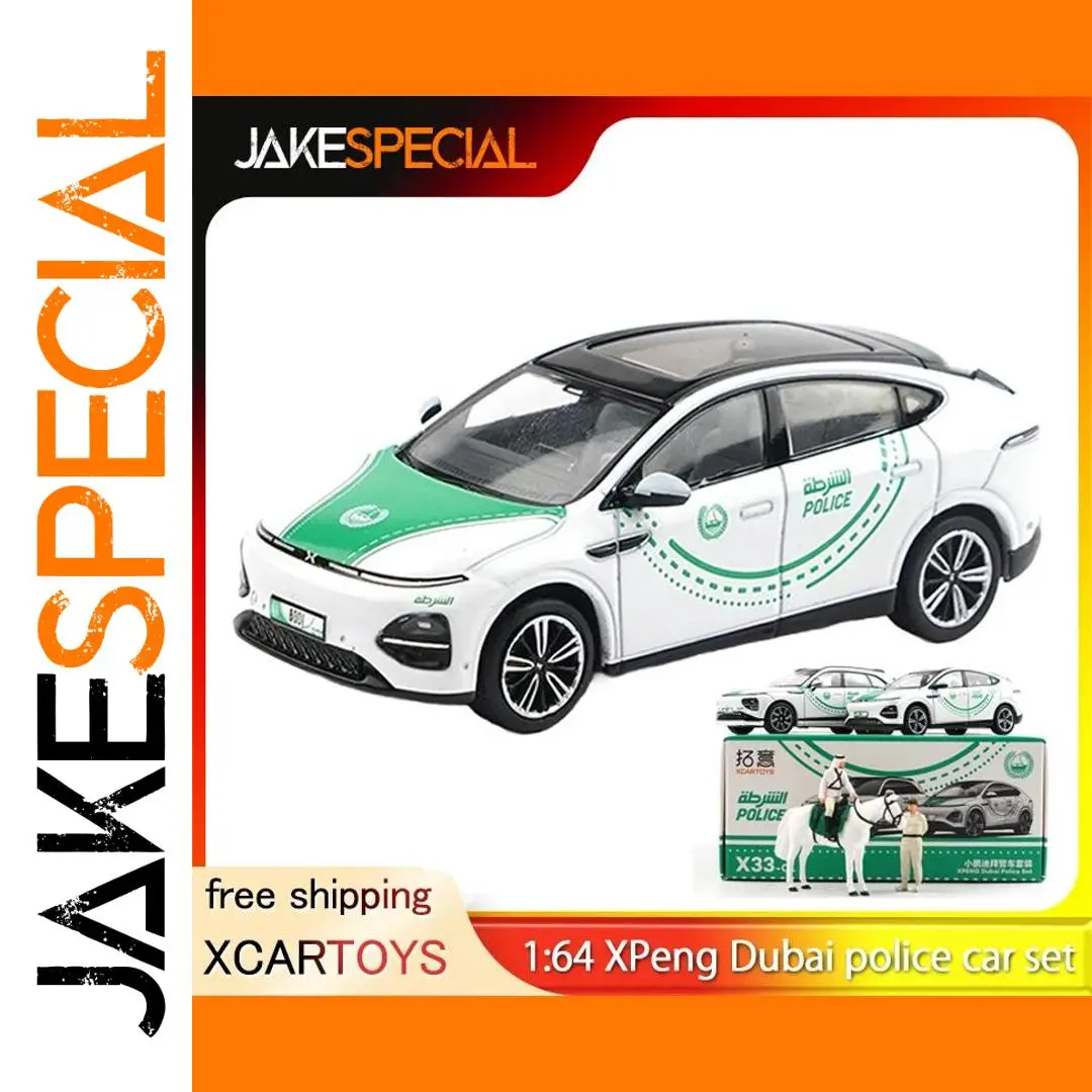 Dubai Police XPeng G9 P7 Diecast Model Set 1 Dubai Police XPeng G9 P7 Diecast Model Set