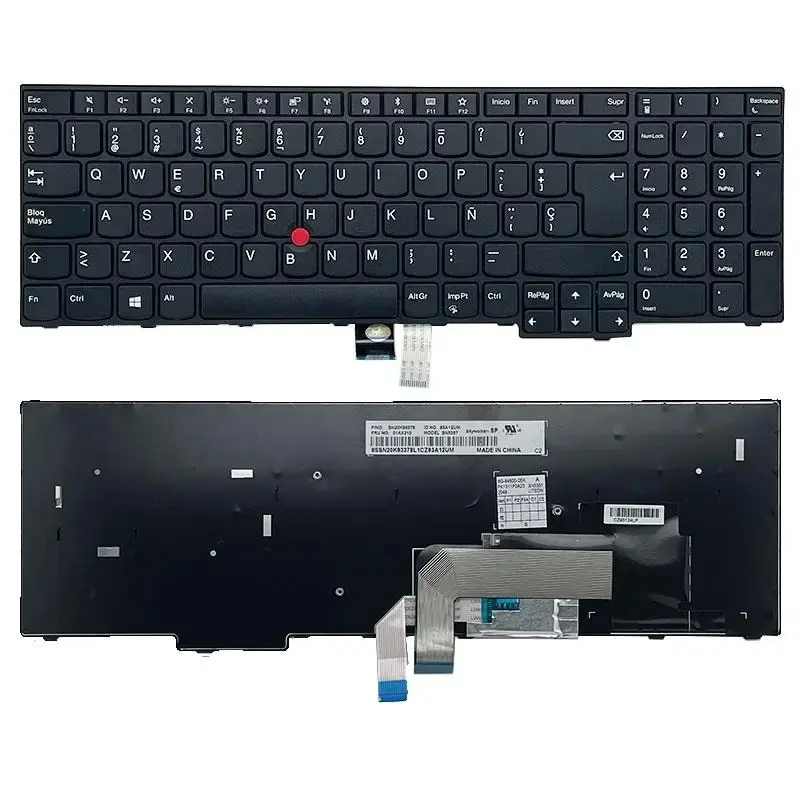 French AZERTY Keyboard for Lenovo Thinkpad E570 2 French AZERTY Keyboard for Lenovo Thinkpad E570 - Image 2