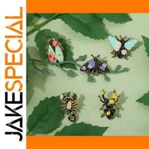 Cute Butterfly Enamel Pin for Accessories