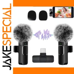 K9 Wireless Lavalier Microphone for iPhone and Android