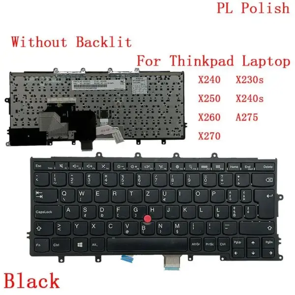 Lenovo ThinkPad Backlit Keyboard for X240 to X270 - Image 15