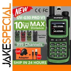 2025 Baofeng UV-G30 Pro V1 10W Walkie Talkie