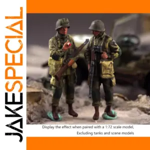 1/72 Resin American Soldier Figurines Set