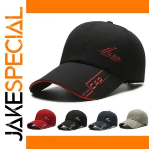 Men's Summer Baseball Cap with Wide Brim