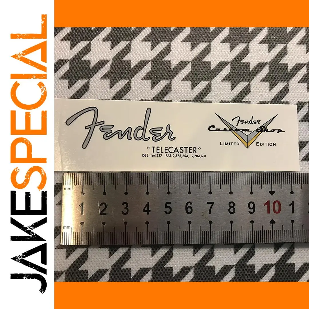 3 Pcs Telecaster Headstock Decal Set 1 3 Pcs Telecaster Headstock Decal Set