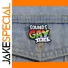 Gay Rainbow Enamel Pins LGBT Pride Brooches