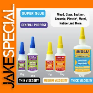 Premium CA Super Glue for Metal and Plastic