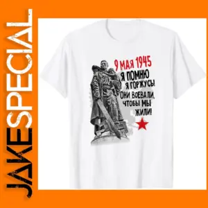 9 May Russia CCCP Graphic T-Shirt for Men