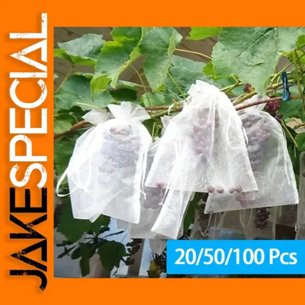 Grapes & Fruit Grow Bags Mesh with Drawstring