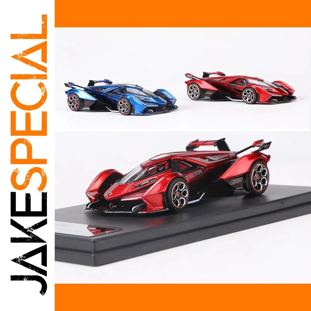 1:64 V12 Vision GT Green/Black Diecast Model 1 1:64 V12 Vision GT Green/Black Diecast Model