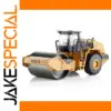 HULVA 1:50 Yellow Road Roller Model