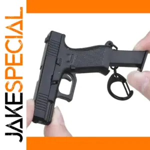 Tactical Mini Pistol Keychain with Detachable Mag