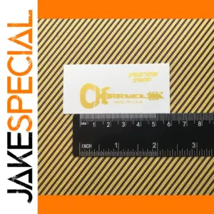 Charvel Custom Shop Guitar Headstock Decals Set