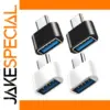 USB Type-C to USB-A Adapter Set of 4