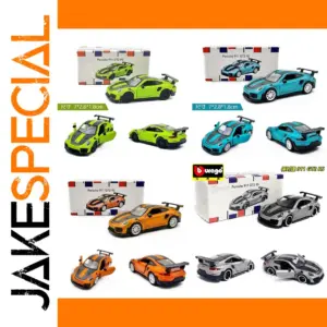 Bburago 1:64 Porsche 911 GT3 RS & Ferrari Model