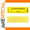 Yellow Tamper Evident Security Labels 100 Pack