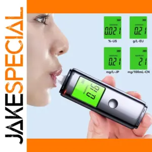 ZW Breathalyzer Pro Rechargeable for Accurate Personal Use