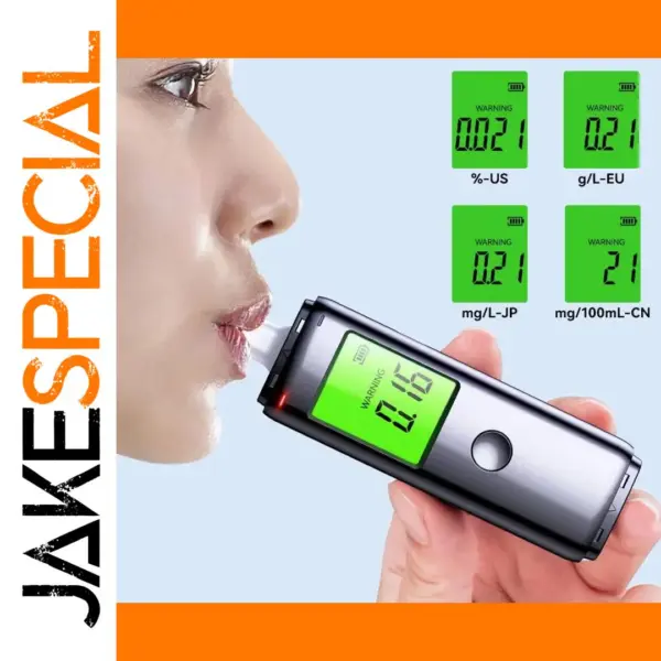 ZW Breathalyzer Pro Rechargeable for Accurate Personal Use