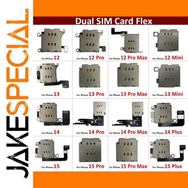 Dual SIM Card Reader for iPhone 11-15 Models