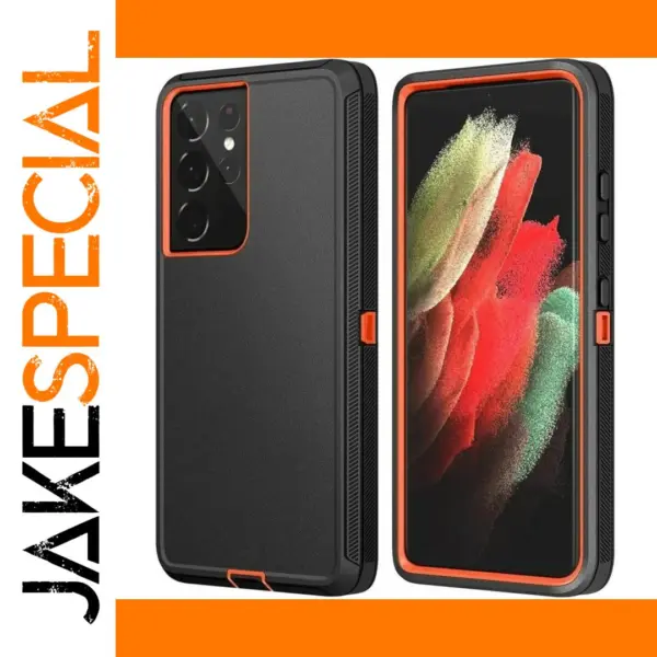 3-in-1 Heavy Duty Shockproof Phone Case for Samsung Galaxy