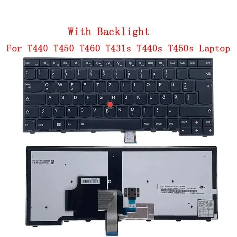 German Backlit Keyboard for Lenovo Thinkpad T440 7 German Backlit Keyboard for Lenovo Thinkpad T440 - Image 7