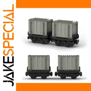 Mini Retro Train Carriage Building Blocks Set