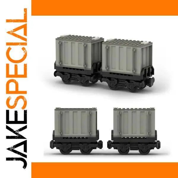 Mini Retro Train Carriage Building Blocks Set