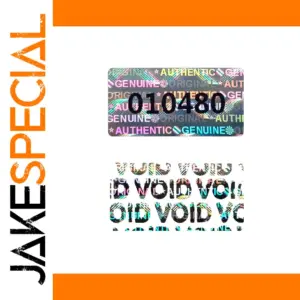 Holographic Security Sealing Labels - 580 Pack