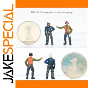 1/72 Chinese Pilot Figure Set for Military Dioramas