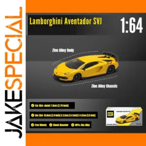 1:64 Scale Lamborghini Aventador SVJ Model Car