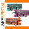 Double Decker Bus Model Pull Back Car