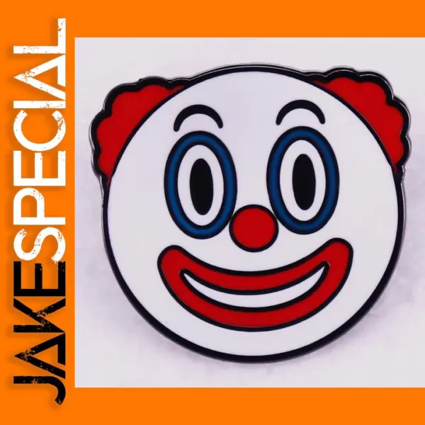 Smiling Face Circus Clown Enamel Pin Badge
