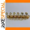 Vintage Gold Lock Guitar Tuning Pegs Set