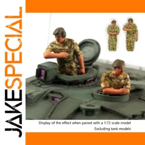 1/72 British Tank Soldier Model Set (2 Pieces)