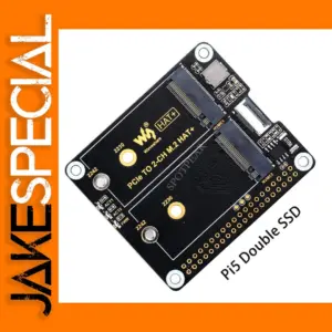 Raspberry Pi 5 PCIe Dual SSD Adapter Board