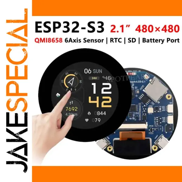 ESP32 S3 2.1 Inch LCD Touch Development Board