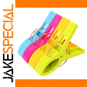 Bright Color Plastic Clothes Clips Set for Beach and Laundry