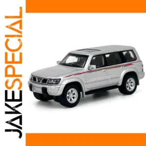 Diecast 1:64 Scale Silver SUV Model