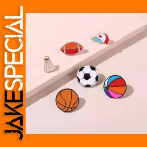 Sports Balls Enamel Pins Unisex Badge