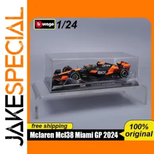 Bburago 1:24 McLaren Mcl38 Miami Diecast Model