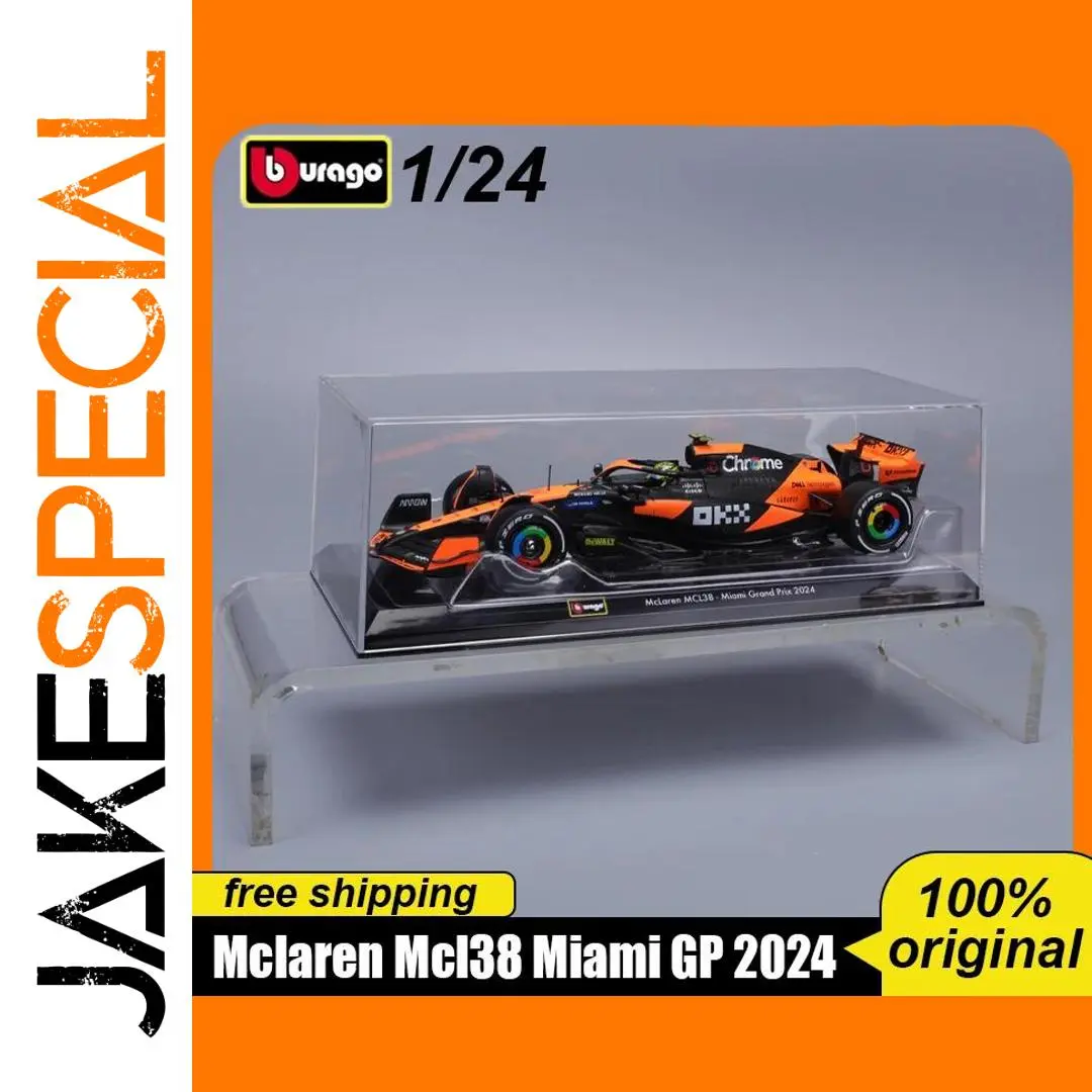 Bburago 1:24 McLaren Mcl38 Miami Diecast Model 1 Bburago 1:24 McLaren Mcl38 Miami Diecast Model