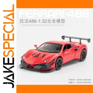 Ferrari 488 1:32 Die-Cast Model Car Red