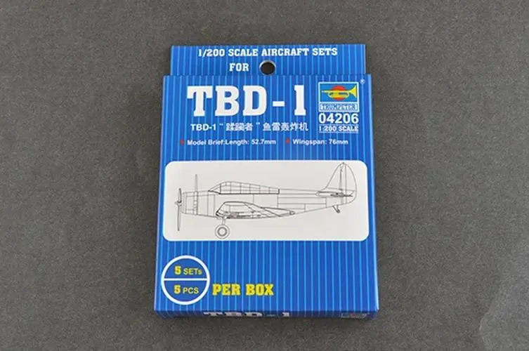1/200 Scale US TBD-1 Devastator Torpedo Bomber Model Kit 2 1/200 Scale US TBD-1 Devastator Torpedo Bomber Model Kit - Image 2