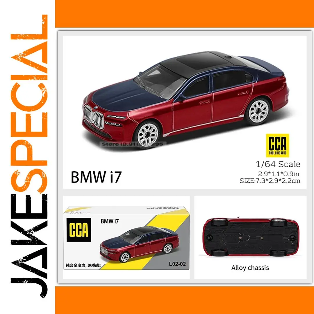 1/64 Scale BMW i7 Die-Cast Model by CCA 1 1/64 Scale BMW i7 Die-Cast Model by CCA