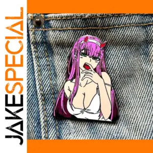 Anime DARLING in the FRANXX Zero Two Brooch Pins