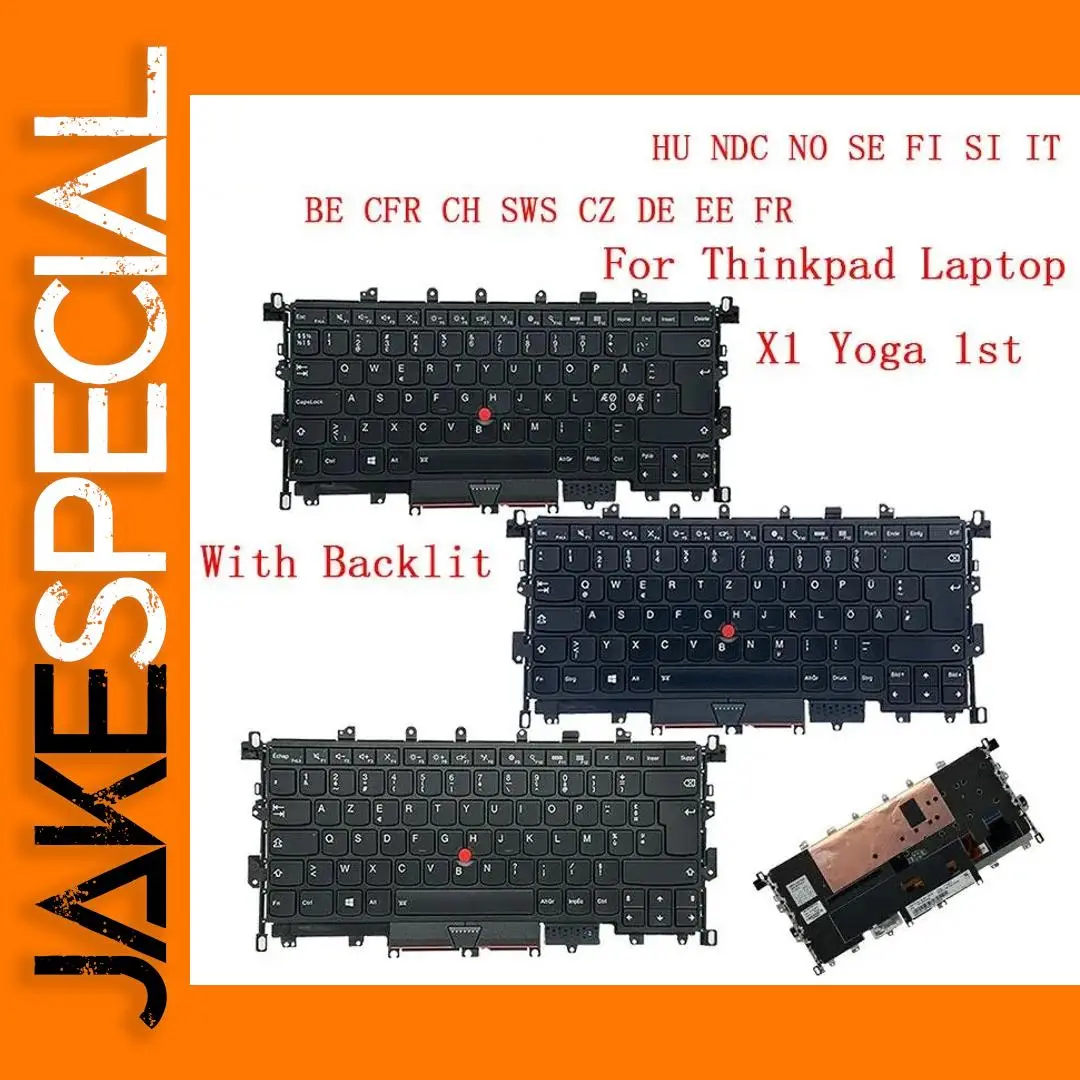 Backlit Keyboard for Lenovo X1 Yoga 1st Gen 1 Backlit Keyboard for Lenovo X1 Yoga 1st Gen