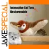 Interactive Flying Bird Cat Toy with Catnip