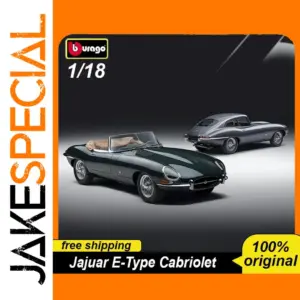 Bburago 1:18 Jaguar E-Type Cabriolet Diecast Model