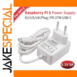 27W USB Type-C Power Supply for Raspberry Pi